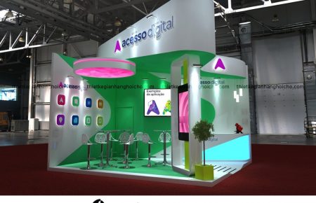 Thiết Kế Gian Hàng Triển Lãm 6x3m Ấn Tượng
