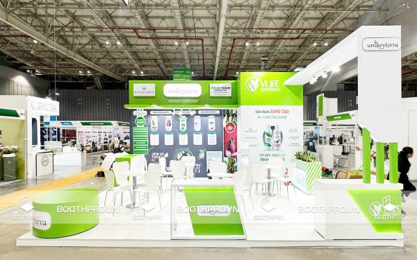 Thiết kế thi công gian hàng triển lãm nông nghiệp chuyên nghiệp – Gian hàng UNIKEYTERRA